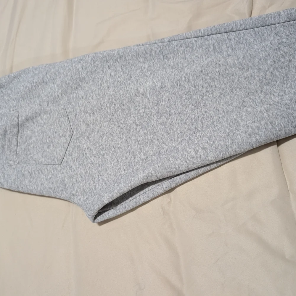 Puma Gray Sweatpants Elastic Cuffs Relaxed Fit